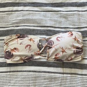 L*Space strapless bikini top